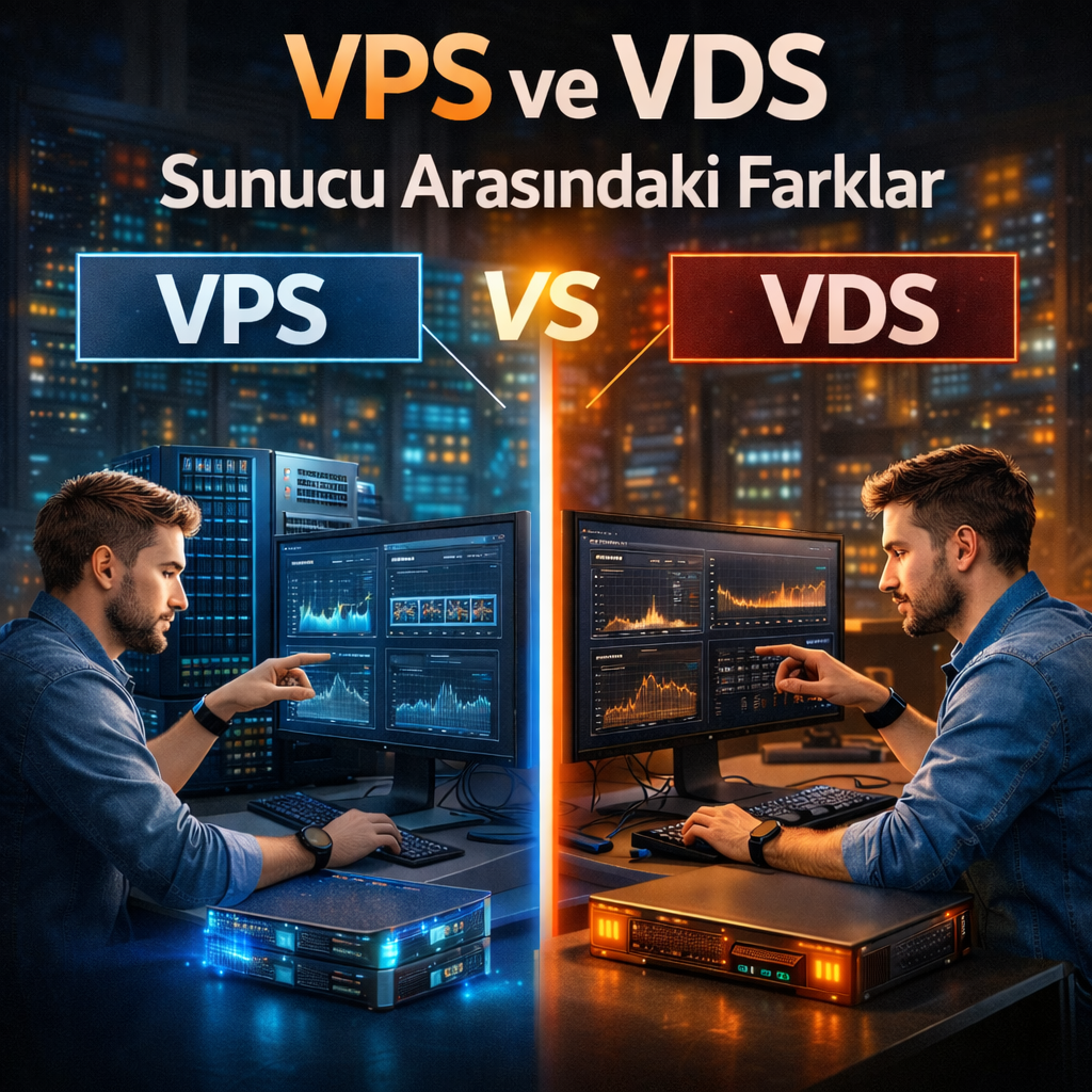 VPS ve VDS Sunucu Arasındaki Farklar