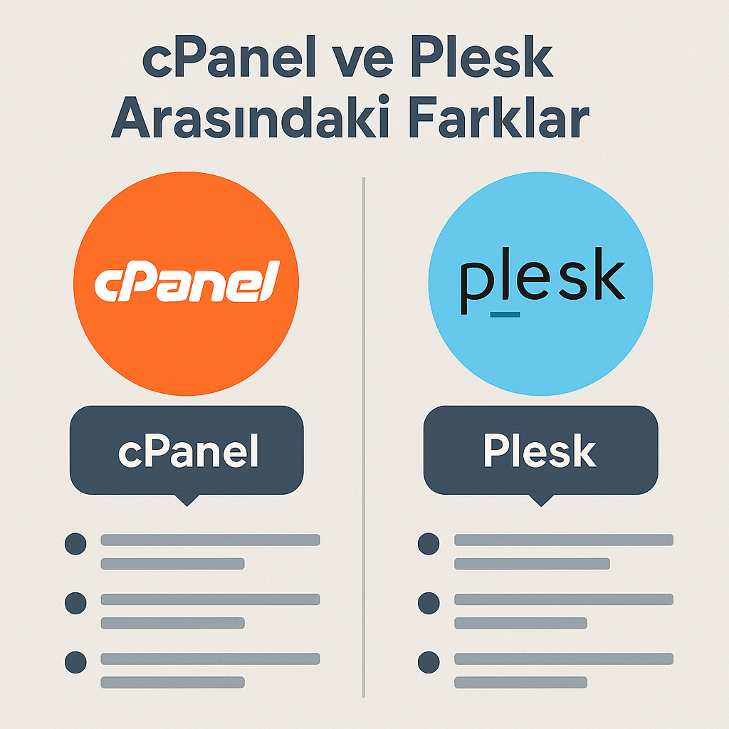 cpanel ve plesk