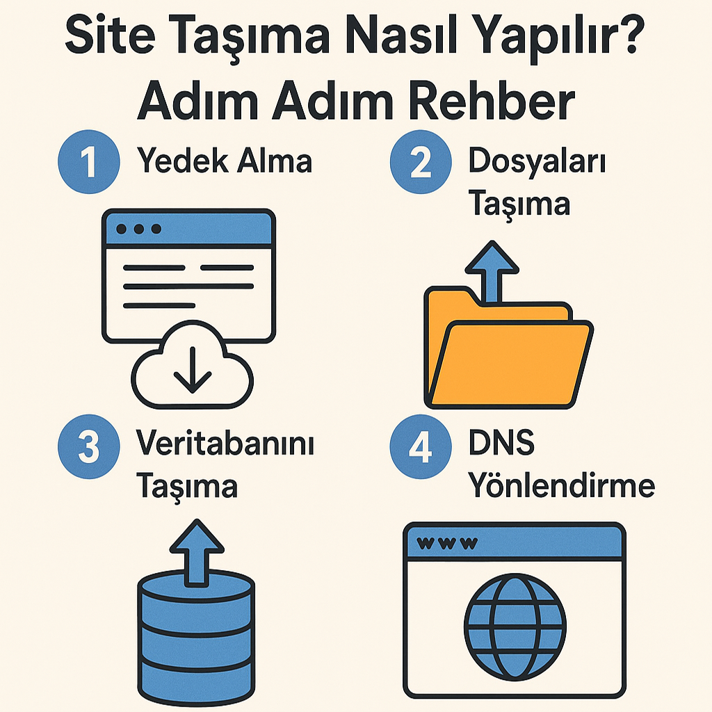 site taşıma nasıl yapılır