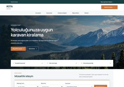 Karavan — Rota hazır WordPress site tasarımı