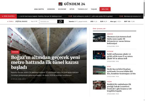 Haber Sitesi hazır WordPress site tasarımı