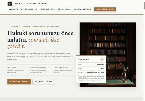 Avukat & Hukuk Bürosu hazır WordPress site tasarımı