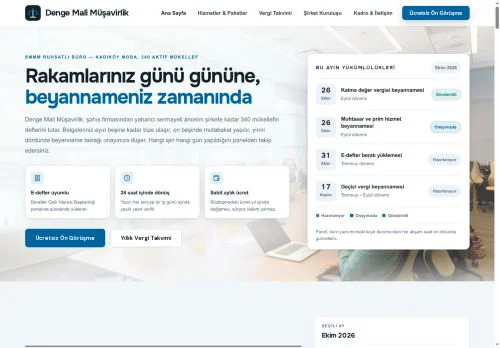 Mali Müşavir & Muhasebe hazır WordPress site tasarımı