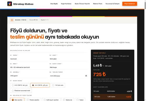Matbaa & Baskı hazır WordPress site tasarımı