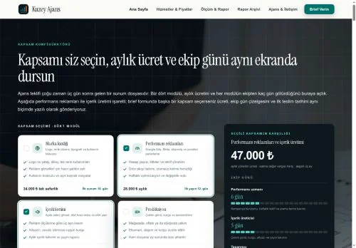 Reklam & Dijital Pazarlama Ajansı hazır WordPress site tasarımı