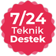 7/24 teknik destek